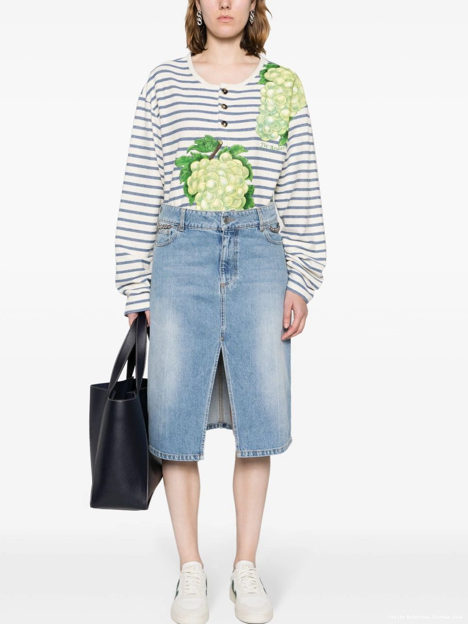 Affordable chain-link Falabella denim Women skirt Stella McCartney Iconic 0819